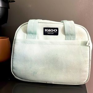 Semi new baby blue Igloo lunch bag